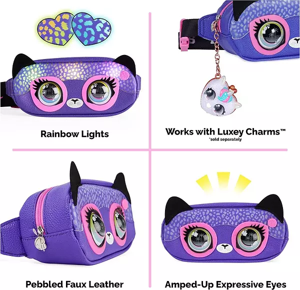 carteras y maletas - Riñonera Canguro Purse Bolso Interactivo Sonidos Luces Niñas 5