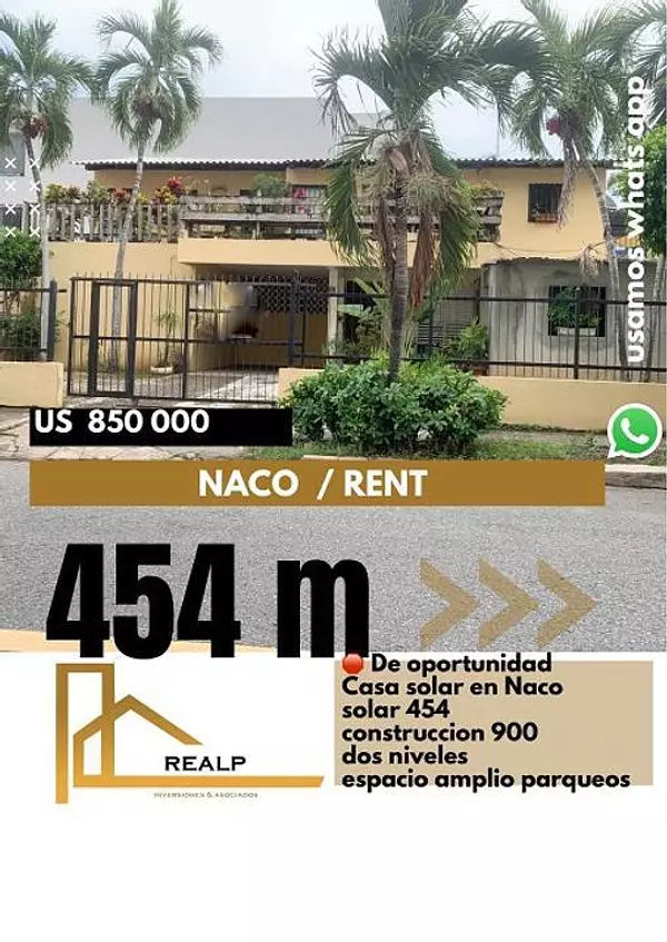 casas - casa de en naco  1
