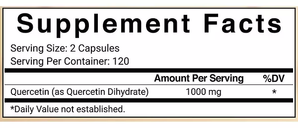 Salud y Equipamiento Médico - Quercetina 1000mg 240 Cápsulas 2