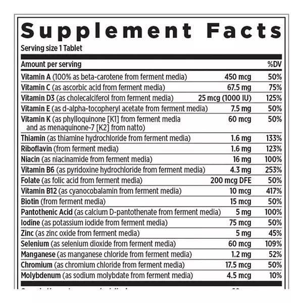 Salud y Equipamiento Médico - Multivitaminico 90 tab New Chapt - - Unidad 2