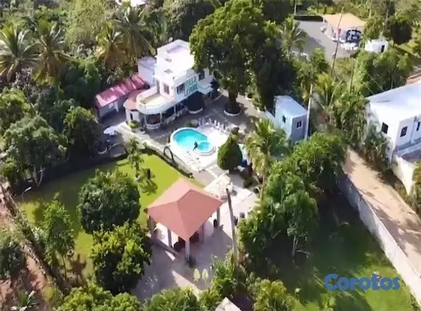 casas vacacionales y villas - Vendo villa amueblada! Con piscina En pedro Brant, Santo Domingo Oeste 3,783mts 7
