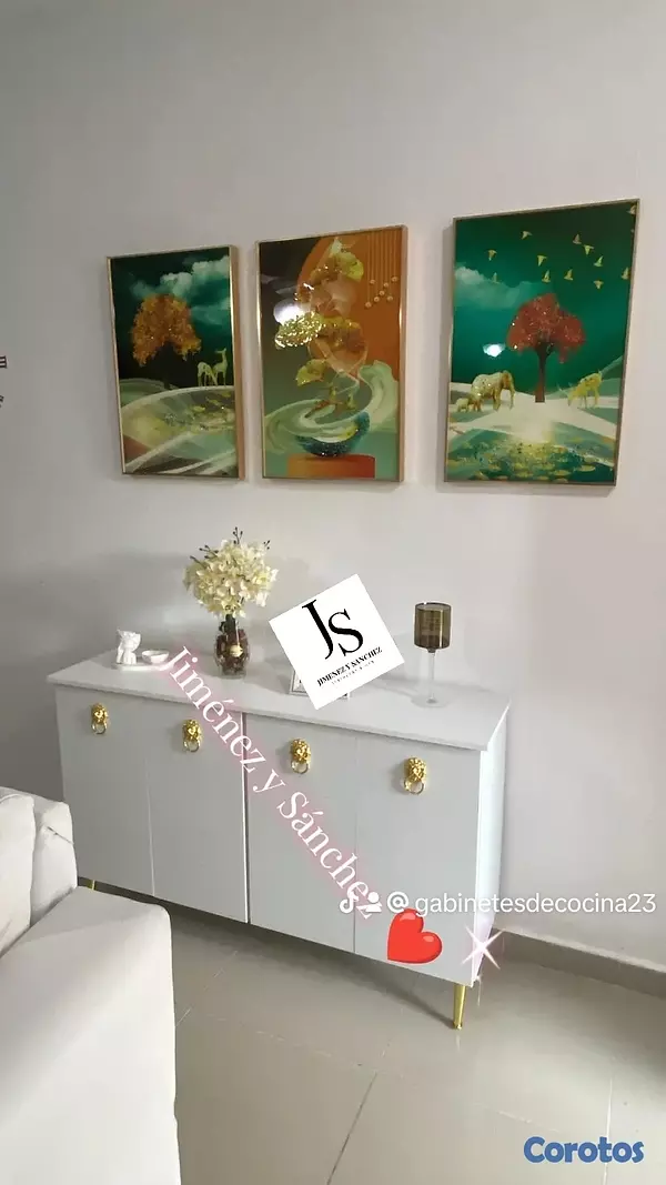 decoración y accesorios - Credenzas disponibles de 2 , 3 y 4 puertas en melamina hidrofuga  7