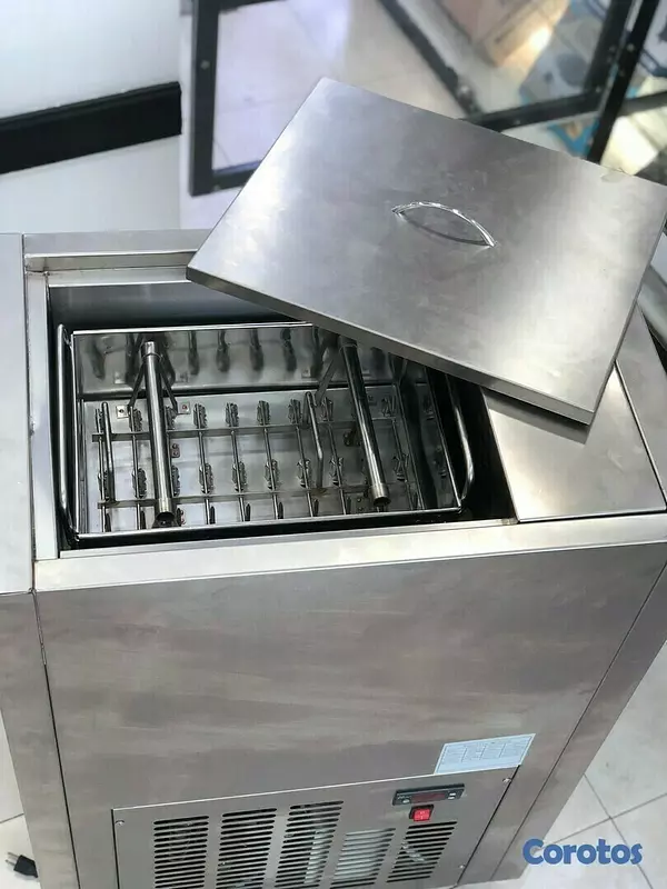 equipos profesionales - Maquina de paletas helado de fruta heladeria heladera acero inoxidable 9
