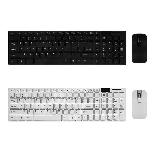 accesorios para electronica - Kit Teclado Y Mouse Inalambrico Super Liviano LIGERO SIN CABLE bluetooth 3