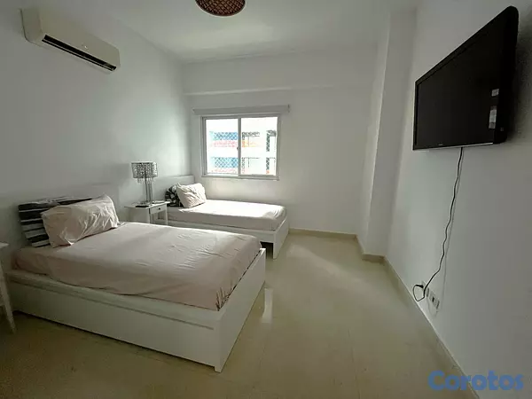 apartamentos - Apartamento Alquiler Piantini Amueblado DOS Habita 18