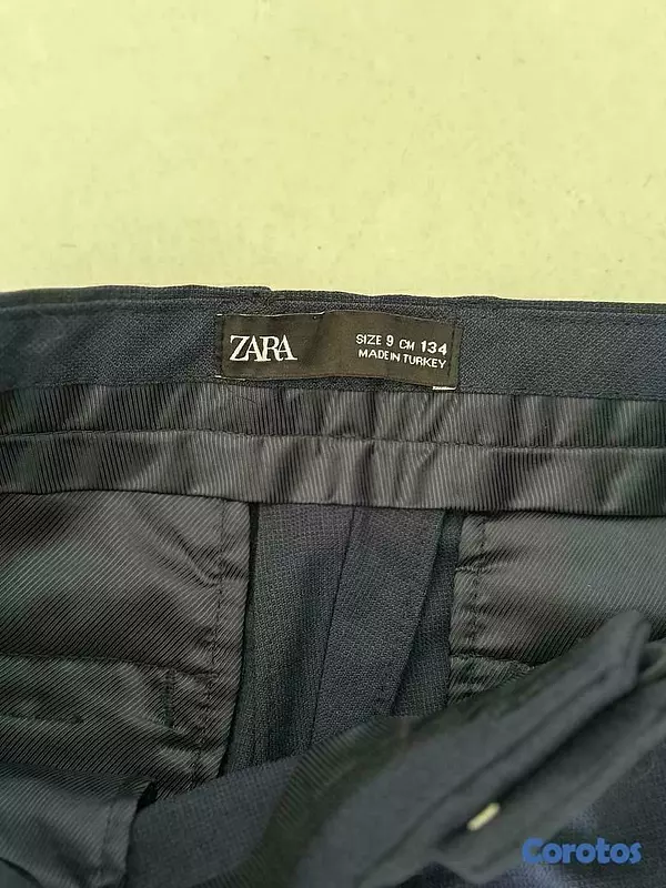 ropa y zapatos - traje,blazer con pantalon size 8 colo azul oscuro maraca zara 5