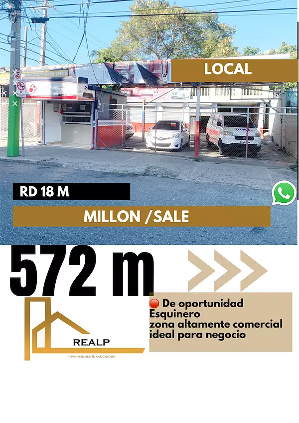 oficinas y locales comerciales - Local esquinero en venta 572m 1