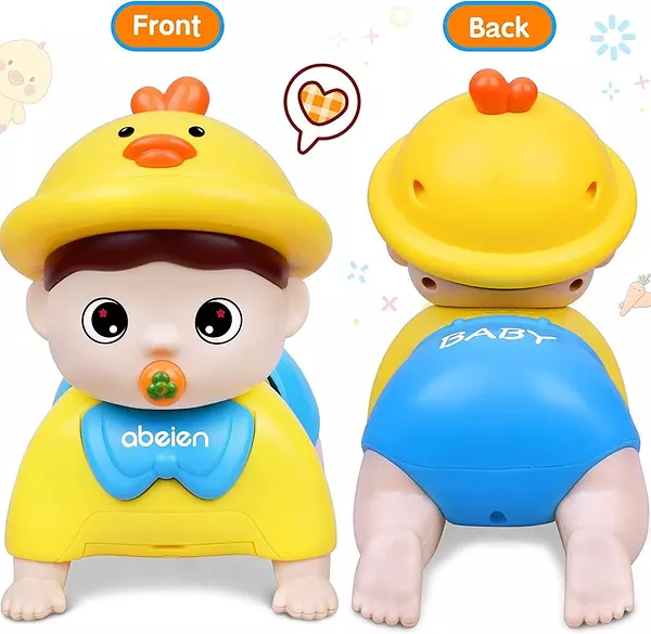 juguetes - Bebe gateador electronico, ideal para bebes en etapa de gateo. juguete 2