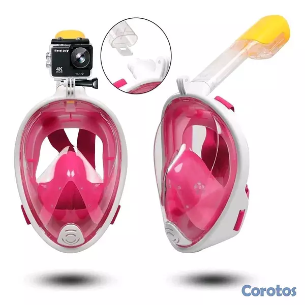 hobby y coleccion - Máscara De Buceo Snorkel Full Face Antiempañante 2
