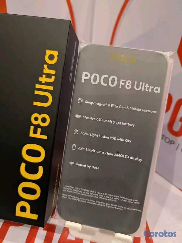 celulares y tabletas - POCO F8 ULTRA 5G, 16GB RAM 512GB ROM 6