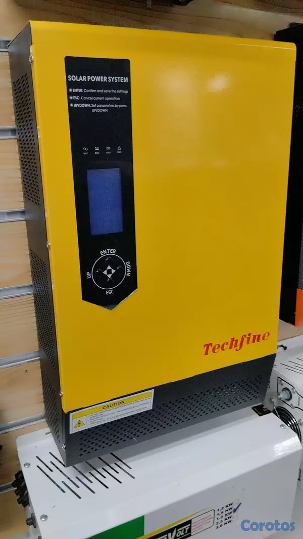 plantas e inversores - Inversor techfine de 1.5 kw con controlador de energía mppt integrado en oferta