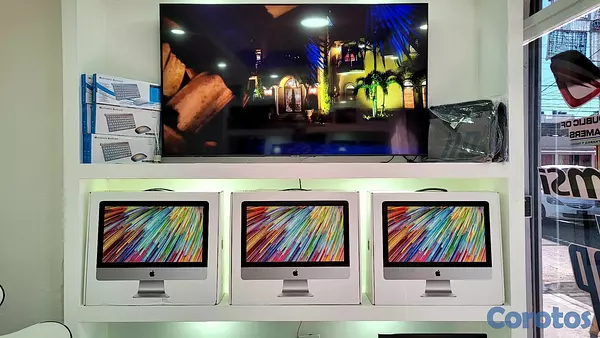 computadoras y laptops - Imac Retina 21.5 Pulgadas Core i5 Ram 16gb ddr4 Disco 512gb SSD En su Caja 2017 1