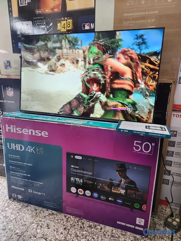 tv - SMART TV 4K HISENSE ANDROID 50 PULGADAS LED 3