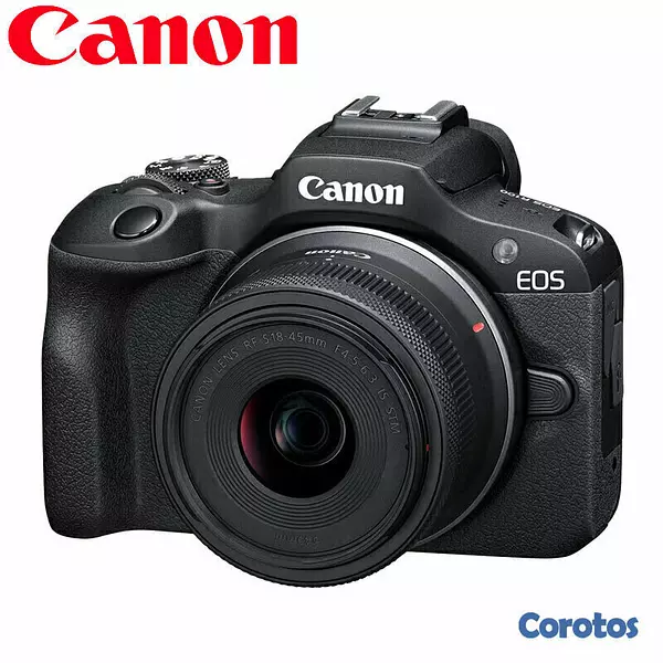 camaras y audio - Canon R100 con Lente 18-45mm STM Camara Mirrorless