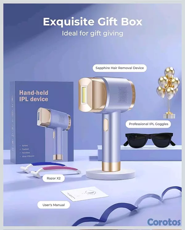salud y belleza - Depiladora Láser IPL para hombres y mujeres  sin usar y en su caja. 2