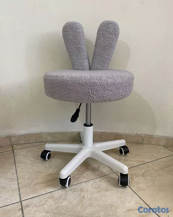 muebles y colchones - 🐰 Silla Giratoria Estilo Conejo Ajustable por solo $2,850 🐰🎊En oferta.💥 3