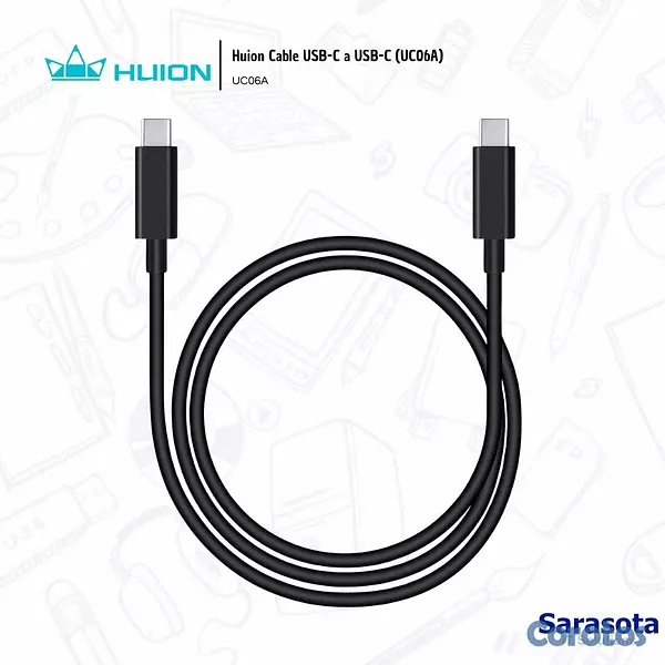 accesorios para electronica - Huion Cable USB-C a USB-C (UC06A) 2