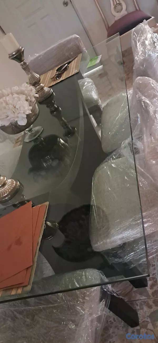 muebles y colchones - vendo 6 sillas en caoba 3