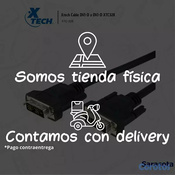 accesorios para electronica - Xtech Cable DVI-D a DVI-D XTC328 2