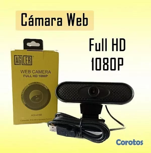 computadoras y laptops - CAMARA WEB AGILER FHD 1080P, MICRÓFONO INTEGRADO 2
