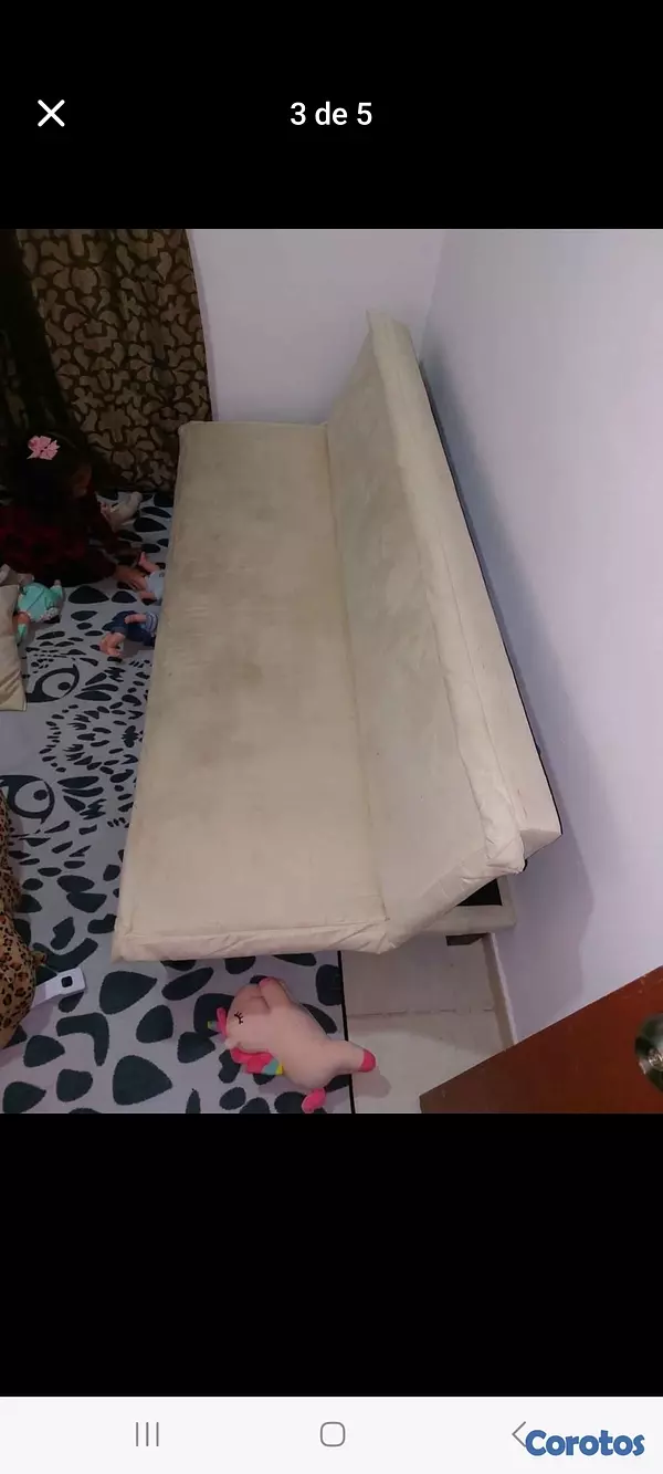 muebles y colchones - Vendo Sofa Cama, color Beige de 70 3