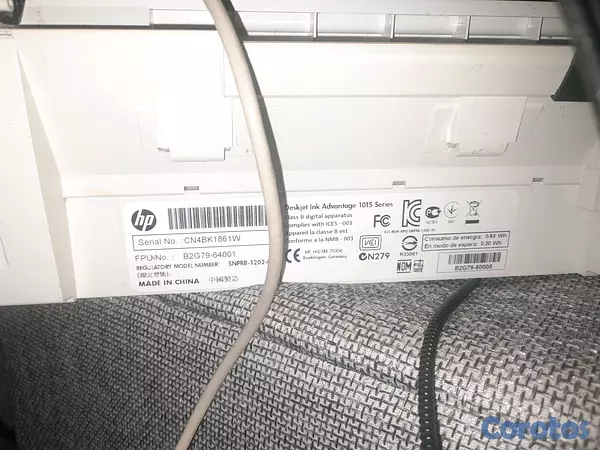 impresoras y scanners - Impresora HP Deskjet 1015 - Enciende (Sin Tinta) 8