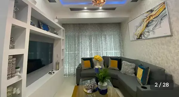 apartamentos - Se alquila apartamento amueblado en Evaristo Morales 7