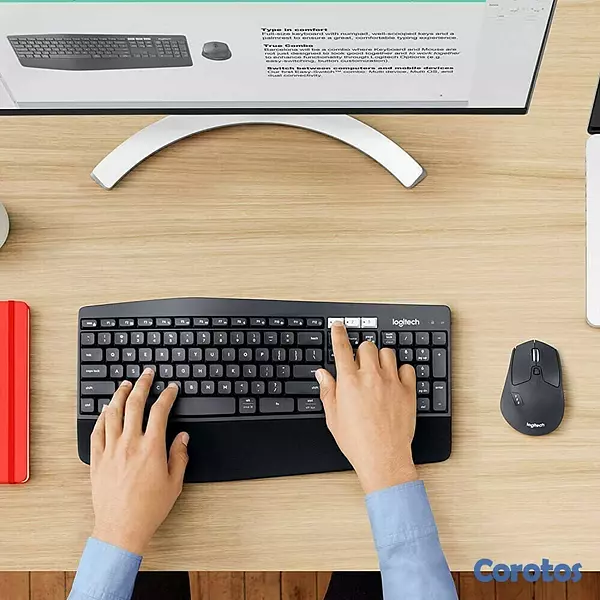 computadoras y laptops - TECLADO MOUSE LOGITECH MK850 PERFORMANCE WIRELESS COMBO INGLES (ENG) BLUETOOTH Y 2