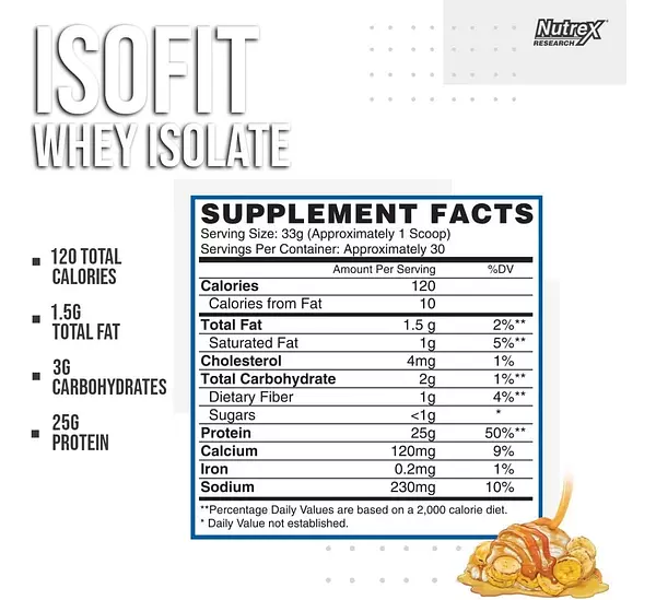Salud y Equipamiento Médico - Proteina Suero Isofit Banana 2