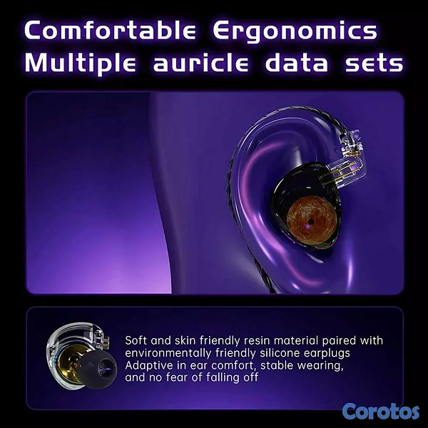 camaras y audio - Auriculares IEM ND Planet Driver Dinámico 12mm 8