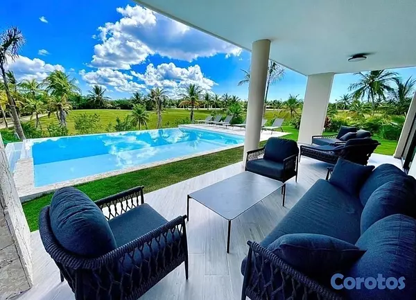 casas vacacionales y villas - venta de Villa de lujo primera línea campo de golf en la Romana de 750mts   7