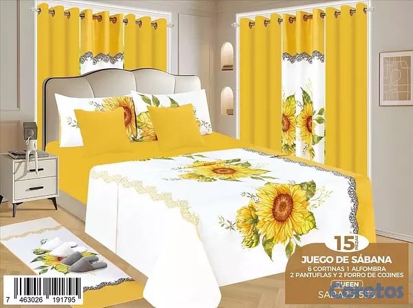 muebles y colchones - Juego de sabana 15 pz 7