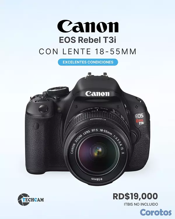 camaras y audio - CAMARAS CANON 6