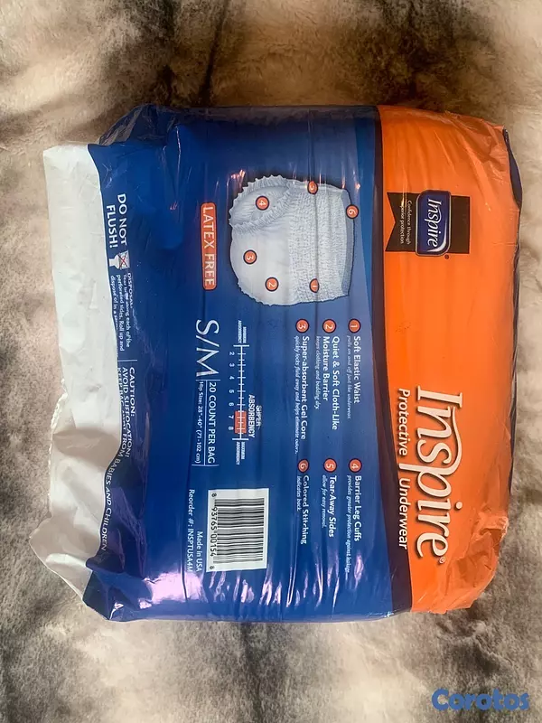 salud y belleza - Pampers Adulto Inspire Ultra Absorbente S/M | Tipo Panty Unisex 3