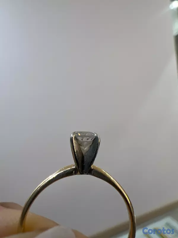 joyas, relojes y accesorios - Anillo solitaria con diamante 4