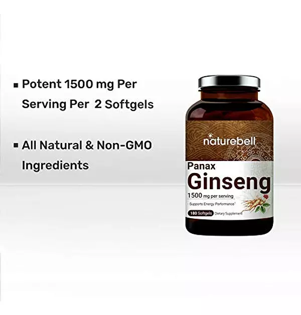 Salud y Equipamiento Médico - Ginseng Rojo Coreano 2,250 Mg Por Porcion, 240 Capsulas 5