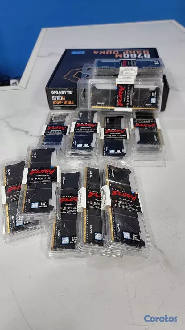 accesorios para electronica - Memoria Ram Ddr4 KINGSTON Fury RGB 8GB 3200MHZ 4