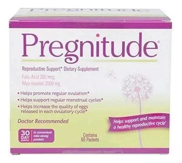 Salud y Equipamiento Médico - Pregnitude Reproductive Support 60 Prenatal Packets 2
