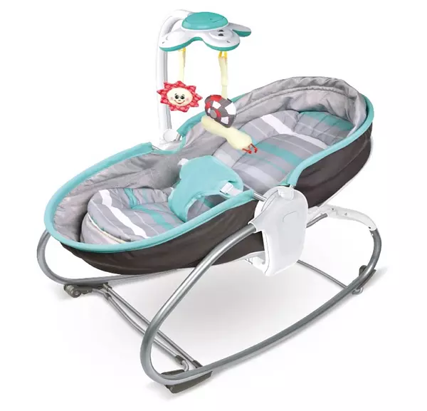 coches y sillas - Silla Mecedora Cuna para bebes 3 En 1 Rocker Napper  2