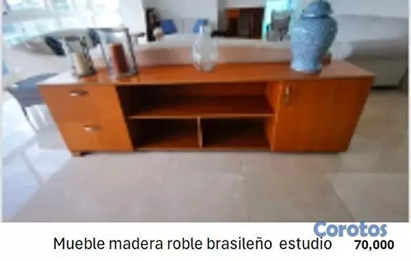 muebles y colchones - Muebles dicversos, sala, habitacion, madera roble  16