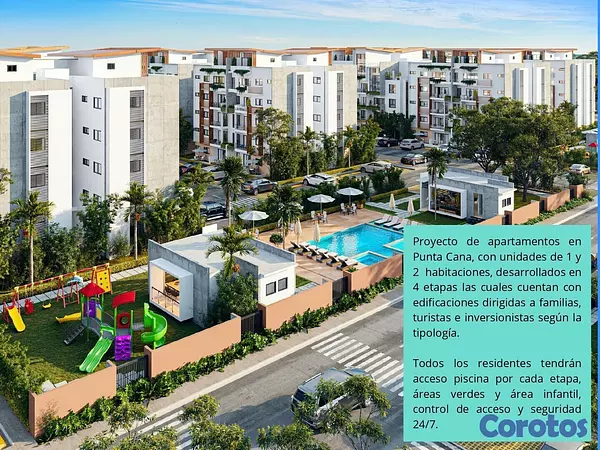 apartamentos - PROYECTO DE APARTAMENTO PUNTA CANA  4