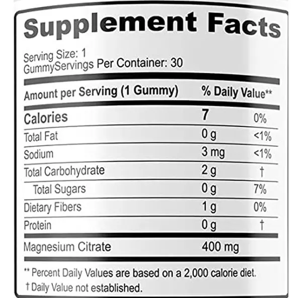 Salud y Equipamiento Médico - Citrato Magnesio 30 Gum 400 Mg 2