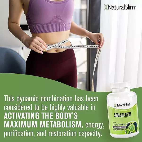Salud y Equipamiento Médico - Somarenew Fitoplancton Marino Naturalslim Omega 3 180 Cap 3