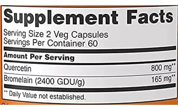 Salud y Equipamiento Médico - Now Foods Quercetina 120caps - Uni - Unidad A $1949 2