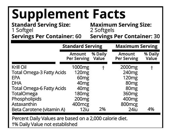 Salud y Equipamiento Médico - Aceite Krill 1000mg Purity Labs - - Unidad A $4665 2