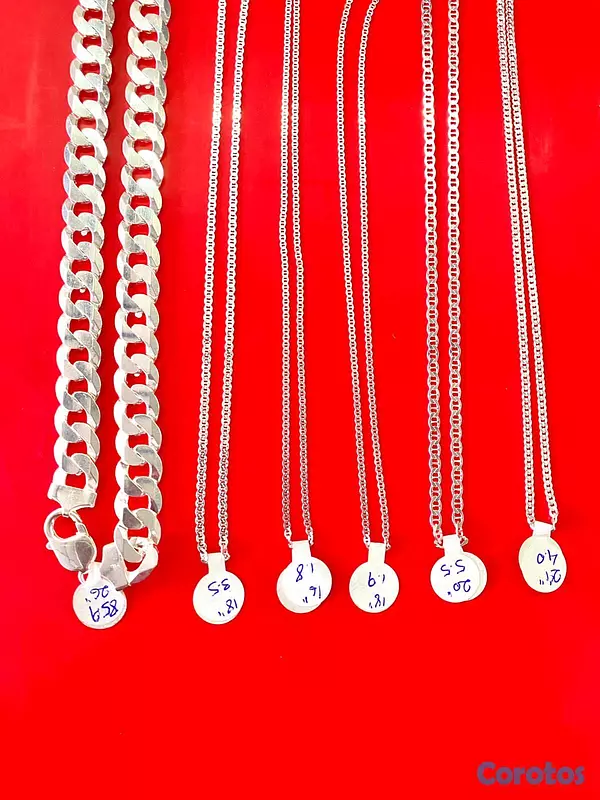 joyas, relojes y accesorios - Cadena Cón medalla de plata 1