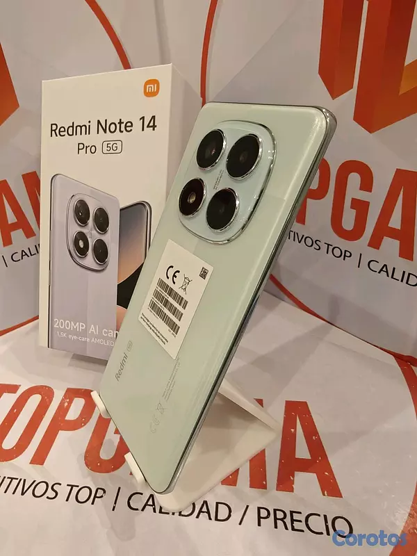 celulares y tabletas - REDMI NOTE 14 PRO 5G, 8GB RAM 256GB ROM 3