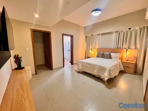 apartamentos - Hermoso apartamento amueblado en alquiler 2