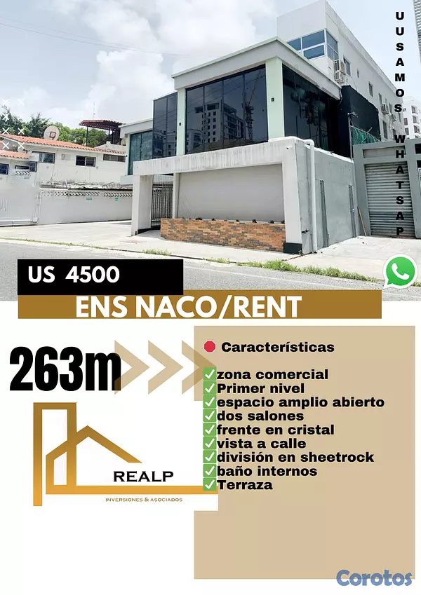 oficinas y locales comerciales - Alquiler local comercial en Naco  1