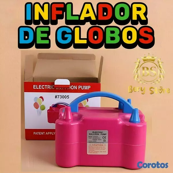 accesorios - 🛑 INFLADOR ELÉCTRICO DE GLOBOS - VEJIGAS. - TOTALMENTE NUEVA. BOMBITA ELÉCTRICA 2